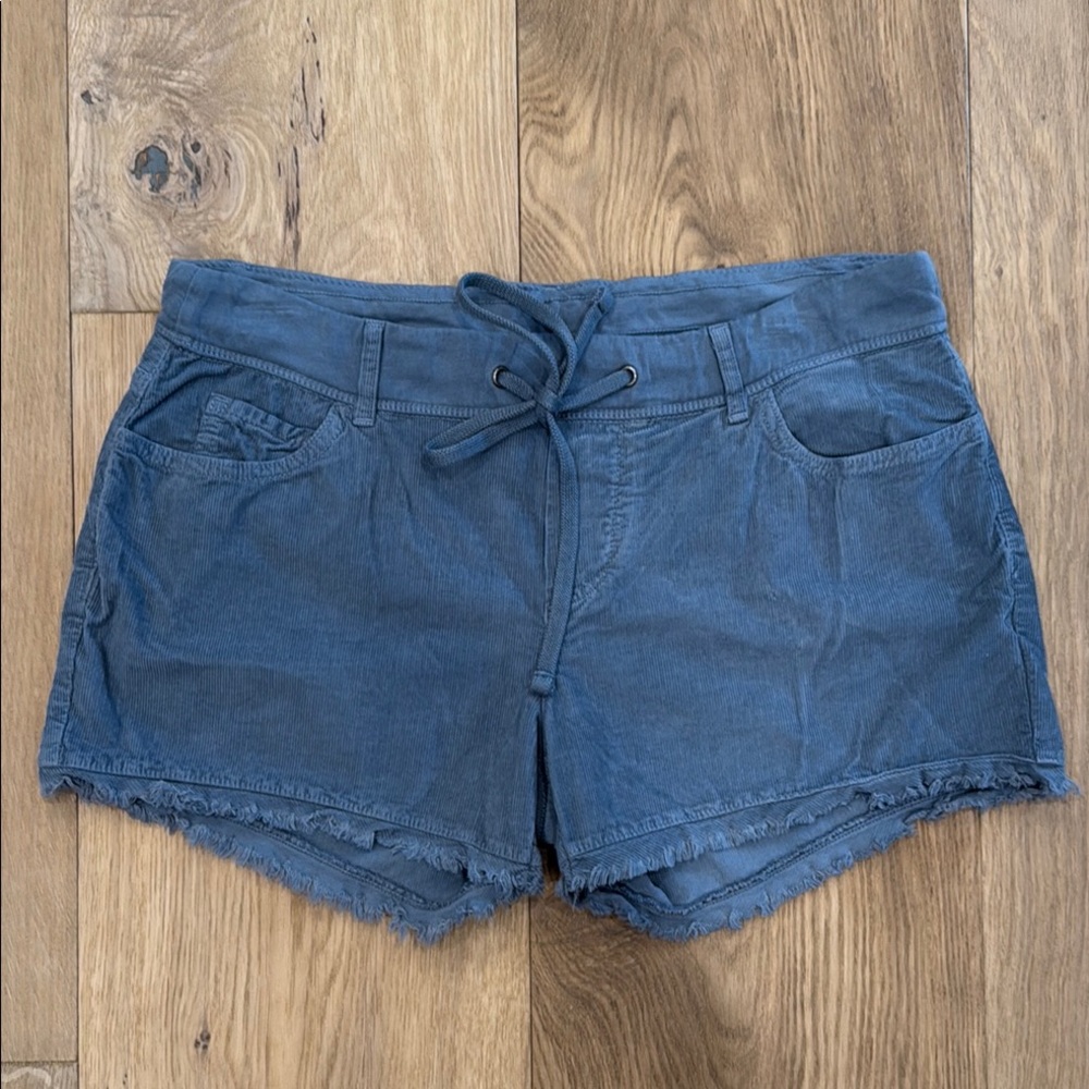 JAMES PERSE size 3 steel blue corduroy short size 3